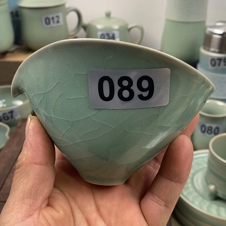 公道杯铭*铭原矿釉,原产地汝客，