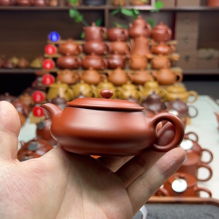 茶壶紫砂小高货明炉壶130毫升
