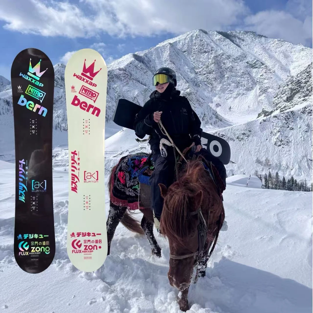 单板滑雪版头盔防水耐低温刻滑平花耐磨贴纸