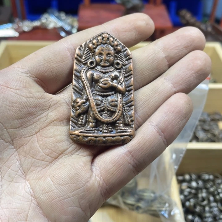 藏传紫利马小元素一个手工翻砂