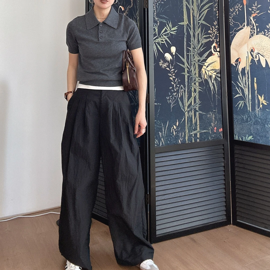 Action Studios【山本裤】大大推荐百搭通勤宽松休闲裤ACC754