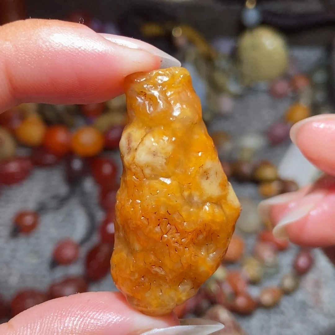 未镶嵌玛瑙/玉髓珠宝半成品