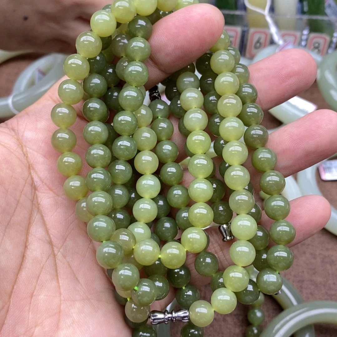 和田玉未镶嵌项链卡8