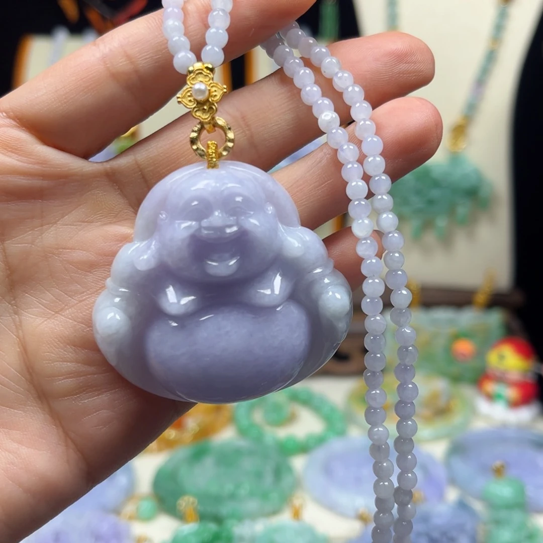 翡翠未镶嵌颈饰天然翡翠