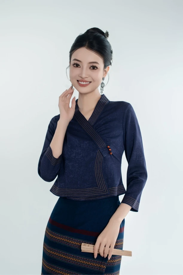 曼令-傣族女装气质民族服装气质民族服装复古网红国风