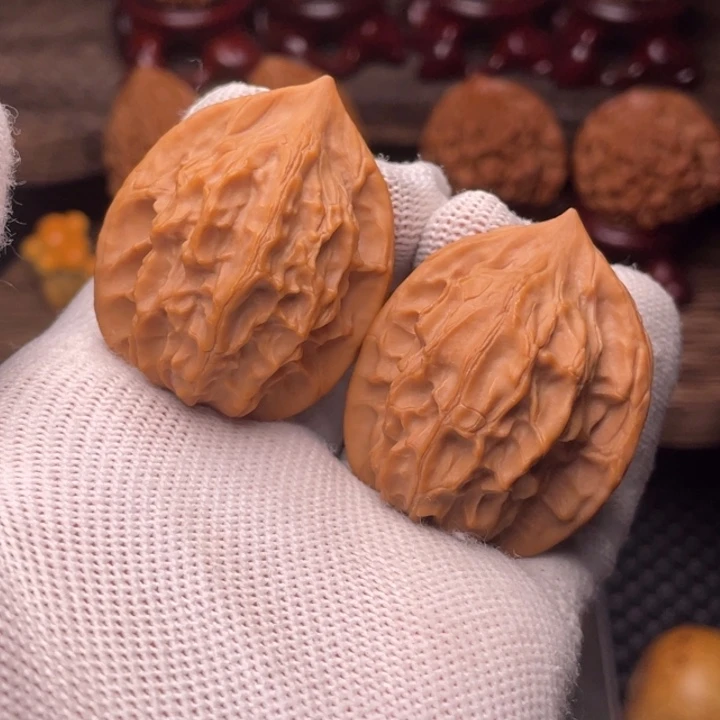 文玩核桃把件秦岭野生山魄系列剑槊34全