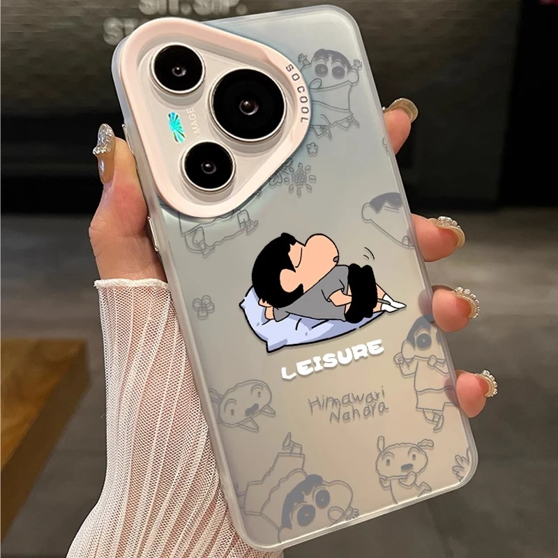 适用华为Pura80pro手机壳新款pura80ultra硅胶防摔p70蜡笔小新