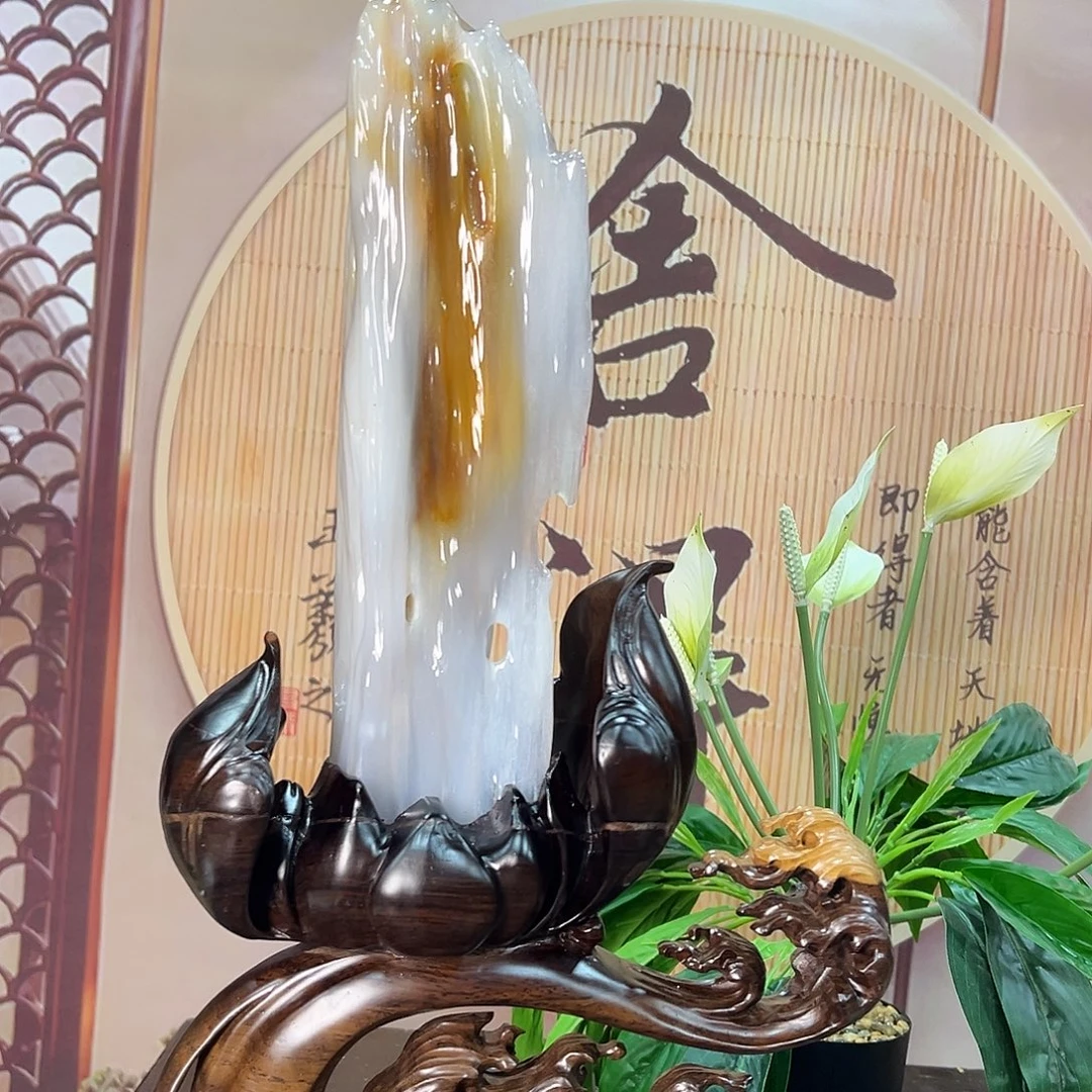 未镶嵌摆件硅化玉（树化玉）
