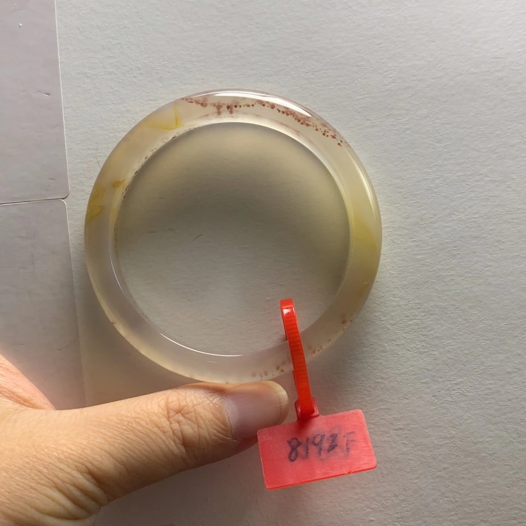 玛瑙/玉髓手镯未镶嵌媛***圆58