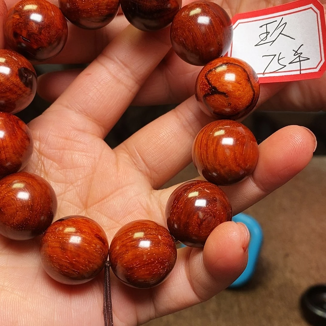 檀香紫檀（小叶紫檀）手串玖