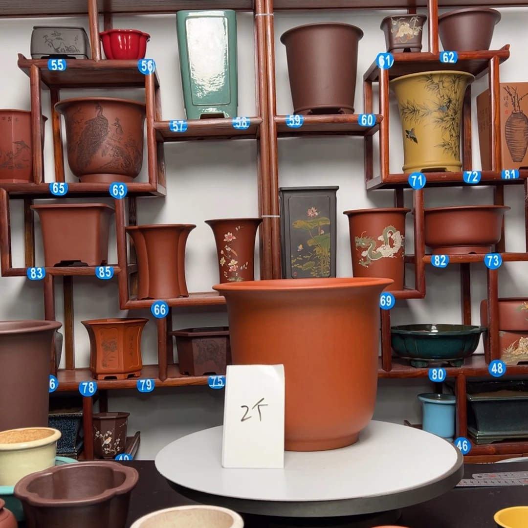 紫砂花盆秋*浓紫砂花盆