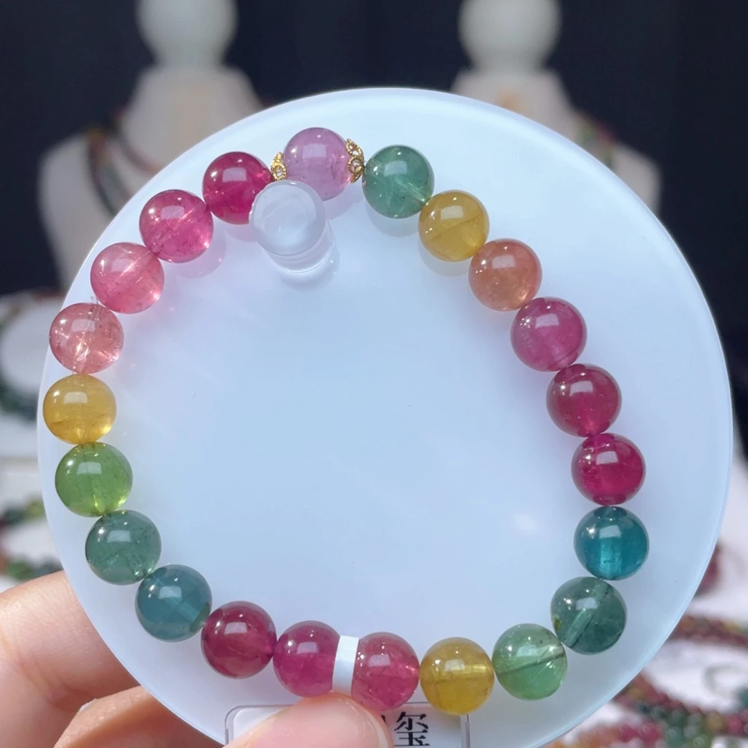 未镶嵌手串碧玺8.2mm±