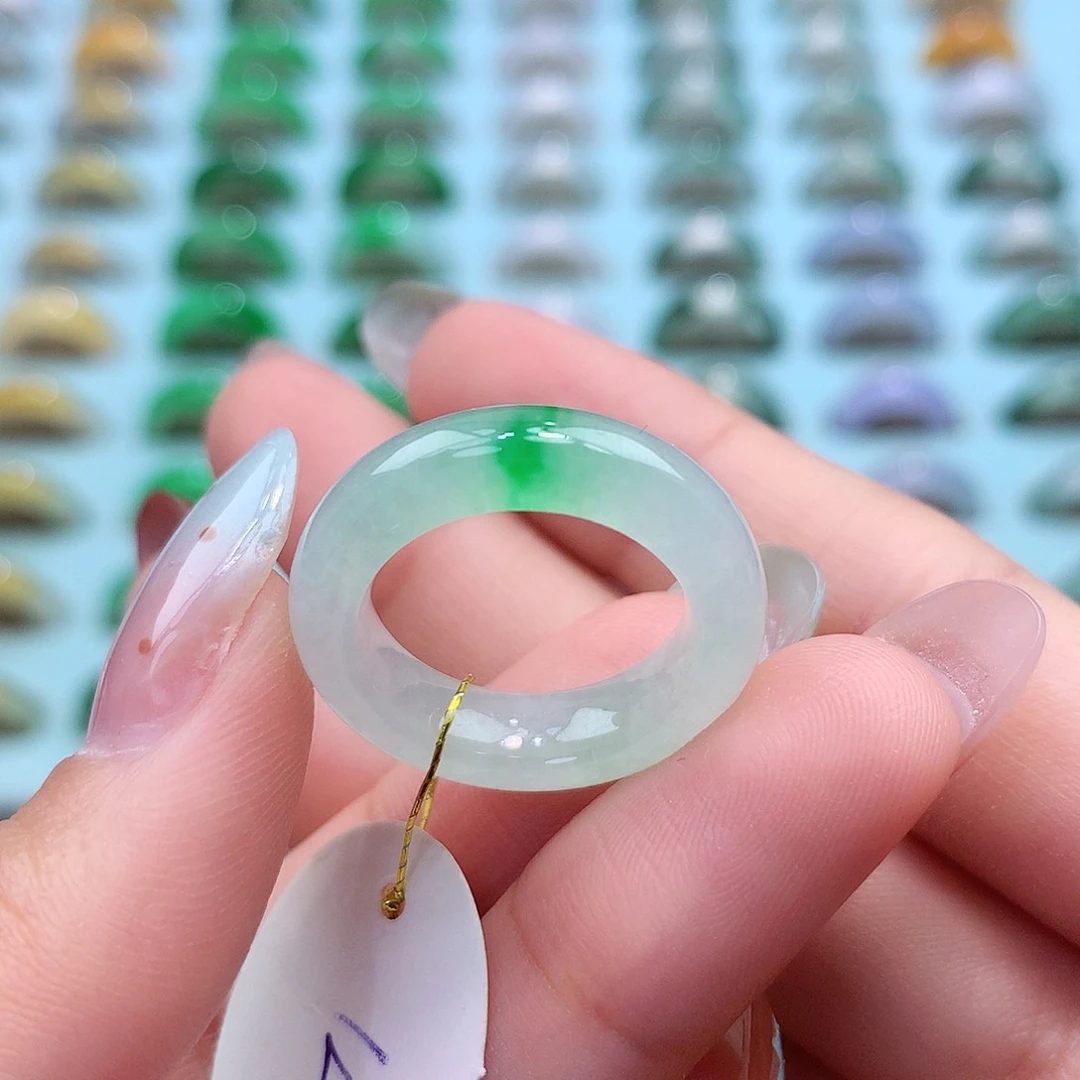 未镶嵌戒指翡翠12圈