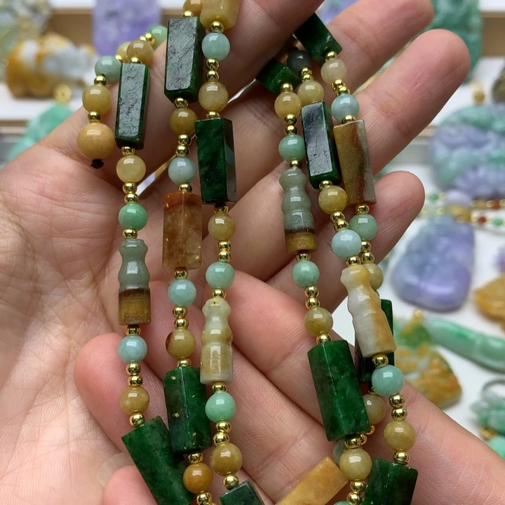 颈饰未镶嵌翡翠翡翠