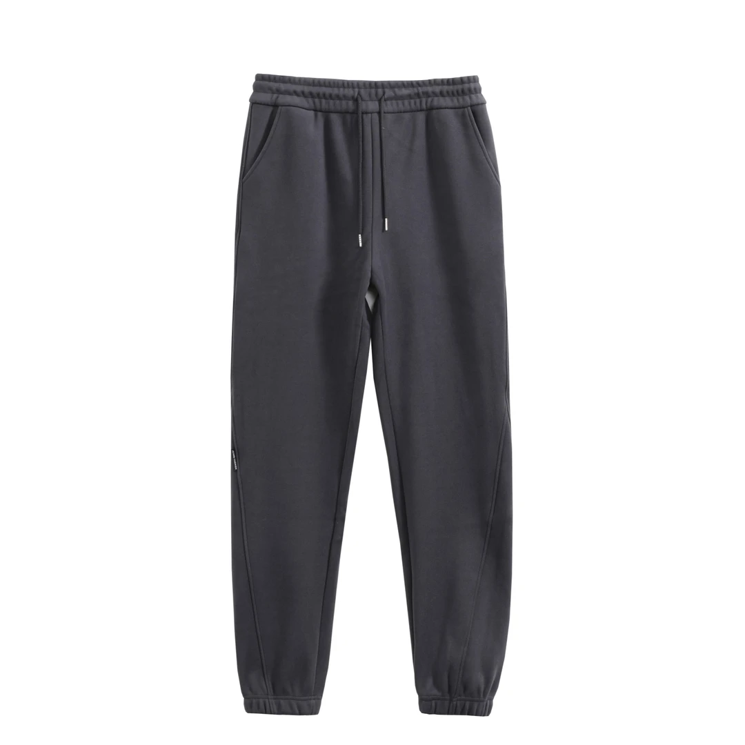 【冬季新款】男士松紧腰慕斯绒防风裤9737