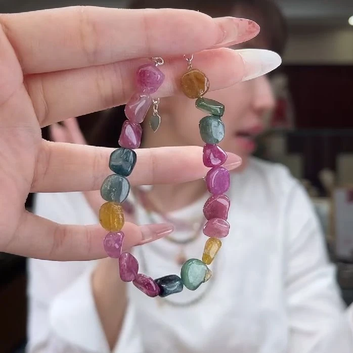 04441934/未镶嵌碧玺手链多样性发货