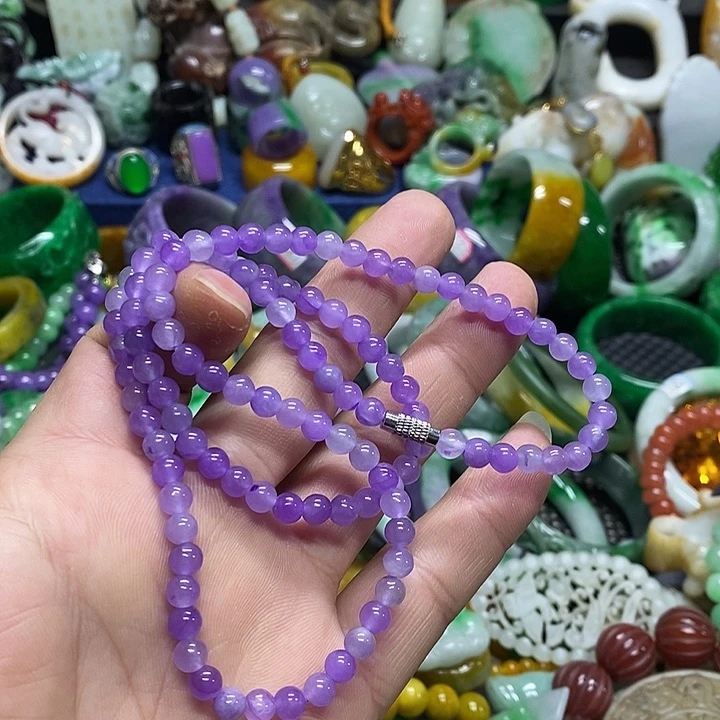 颈饰未镶嵌翡翠缅甸翡翠首饰配饰