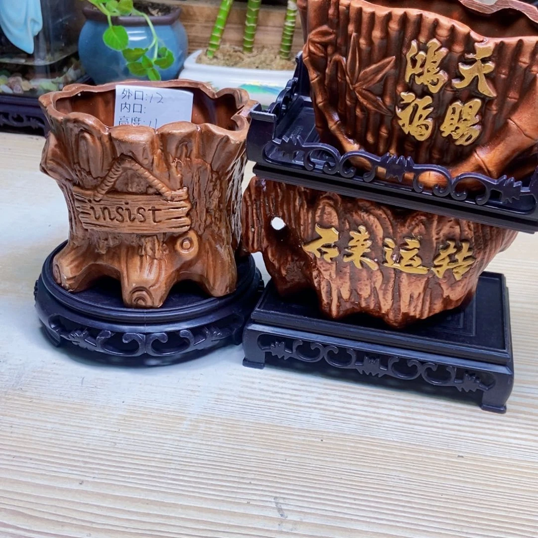 瓷片陶瓷花盆陶瓷艺术