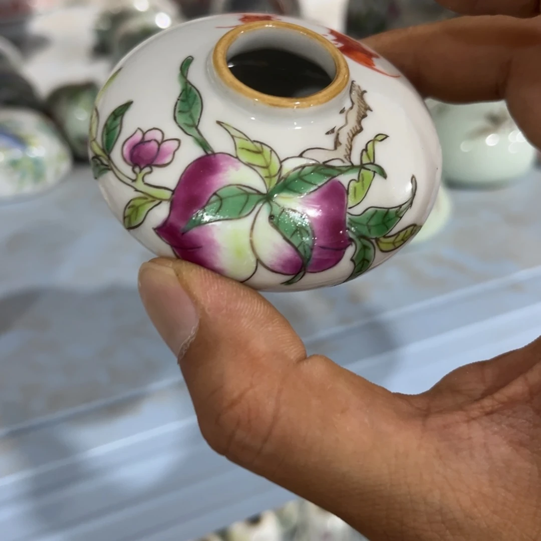 摆件摆件手绘瓷器全部处理了