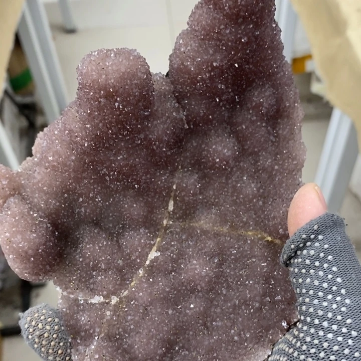 紫晶珠宝半成品未镶嵌