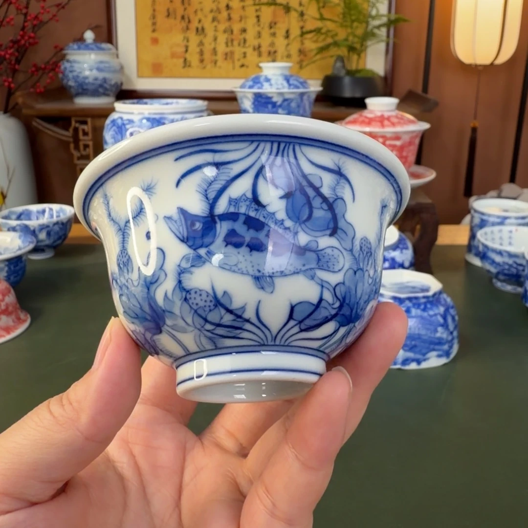 杯景德镇陶瓷手工手绘