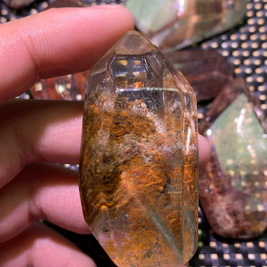 水晶颈饰未镶嵌天然水晶项链搭配