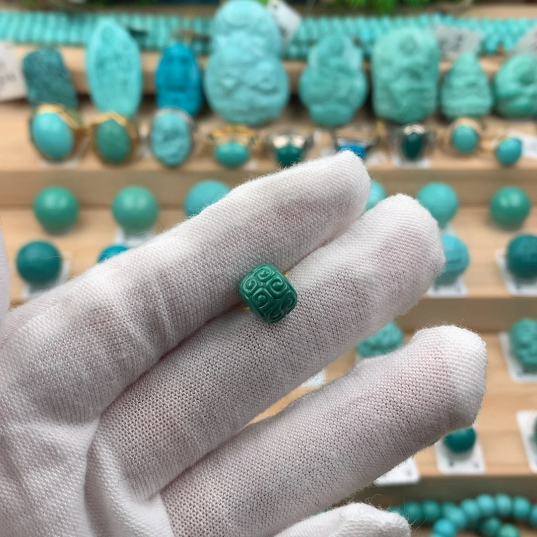 绿松石配饰未镶嵌9.2-7.5