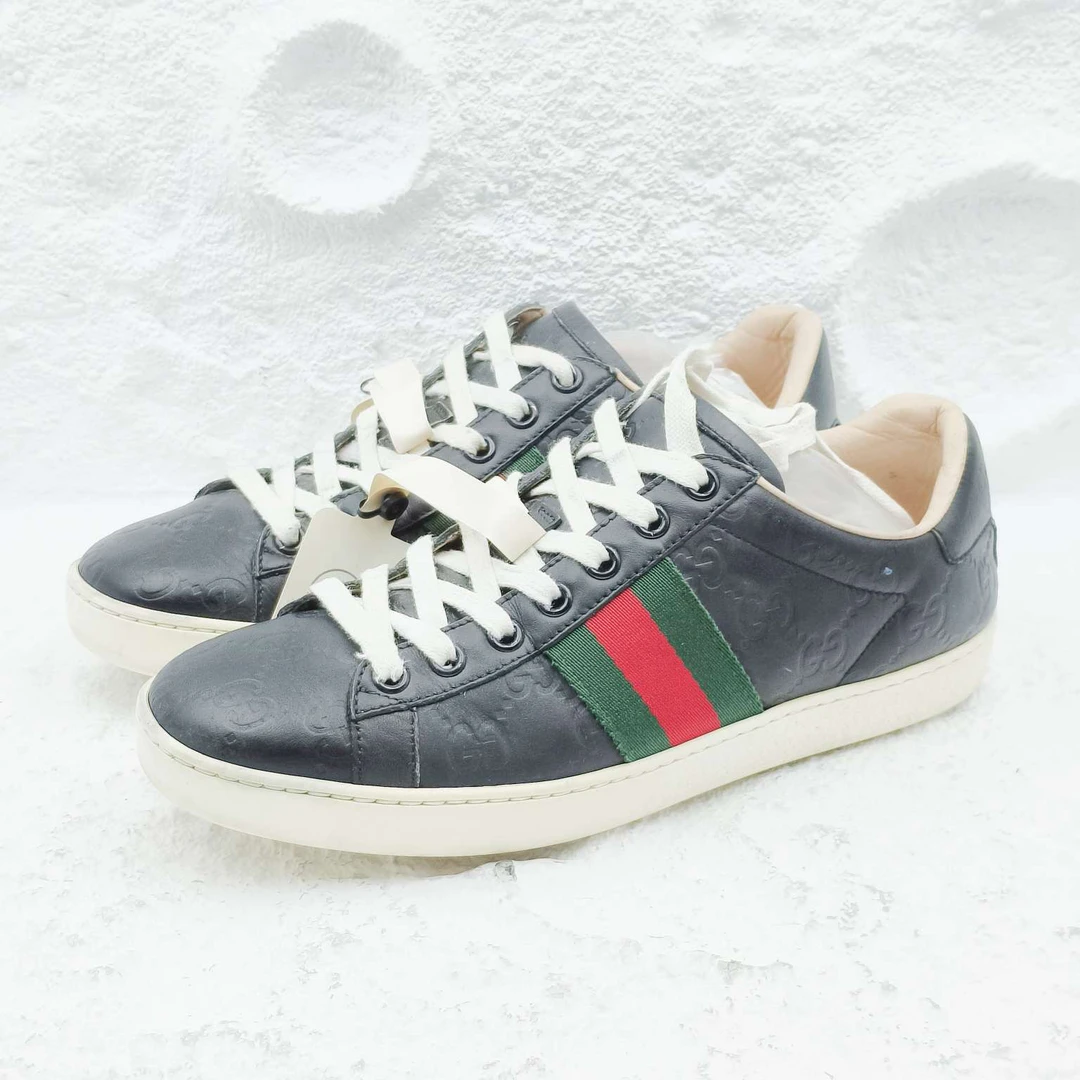 99新 GUCCI/古驰 gucci/古驰/黑色休闲鞋女士/36码/非全新