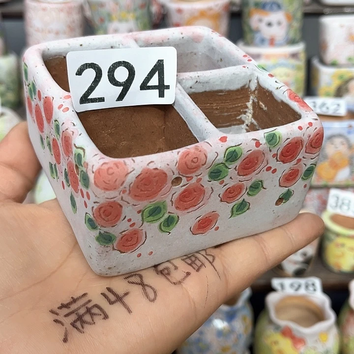 瑕疵手工多肉花盆默认微瑕