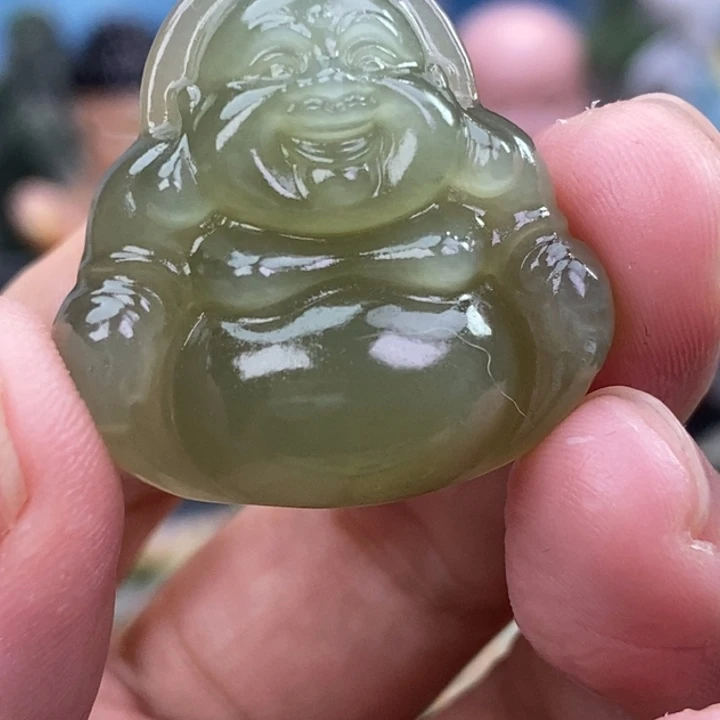 豆***6颈饰未镶嵌和田玉