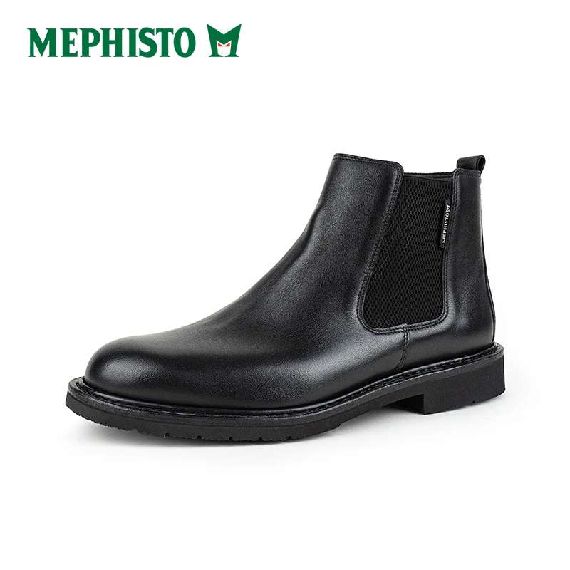 法国马飞仕图马丁靴切尔西靴英伦风圆头百搭短靴冬季复古靴子休闲