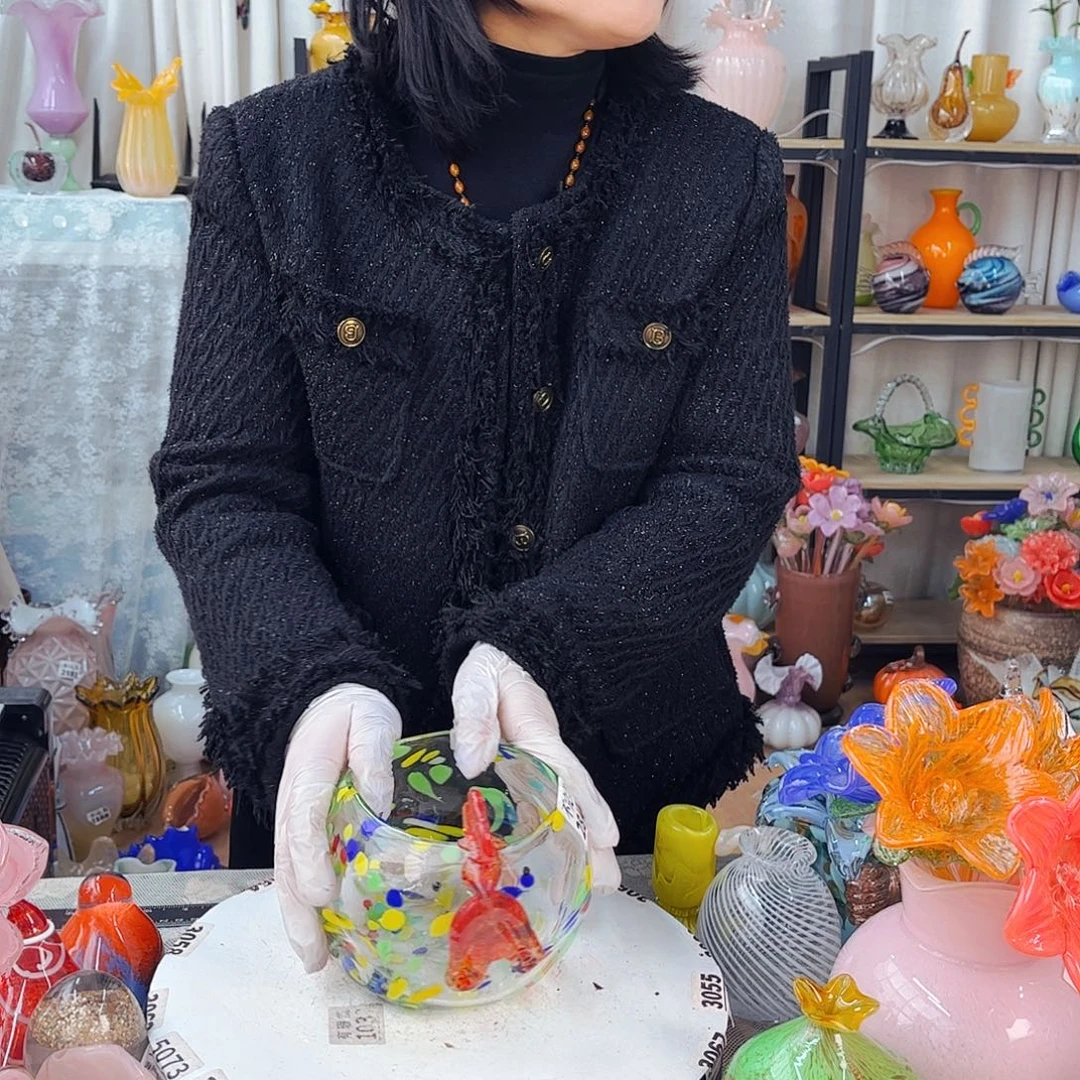 公鸡碗不完美福利家悦琉璃工艺品