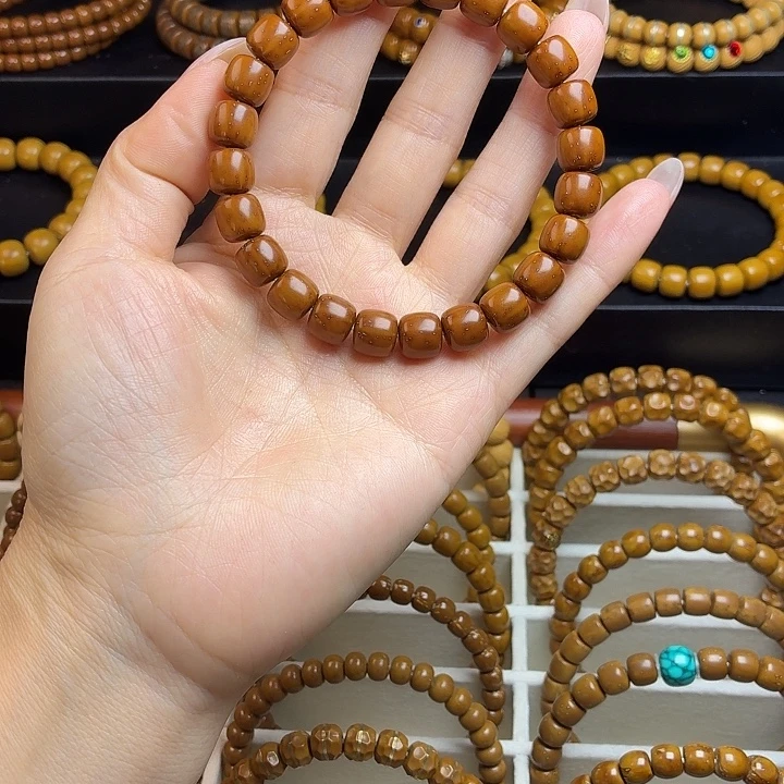 平***淡紫金鼠手串实心鼠老型9