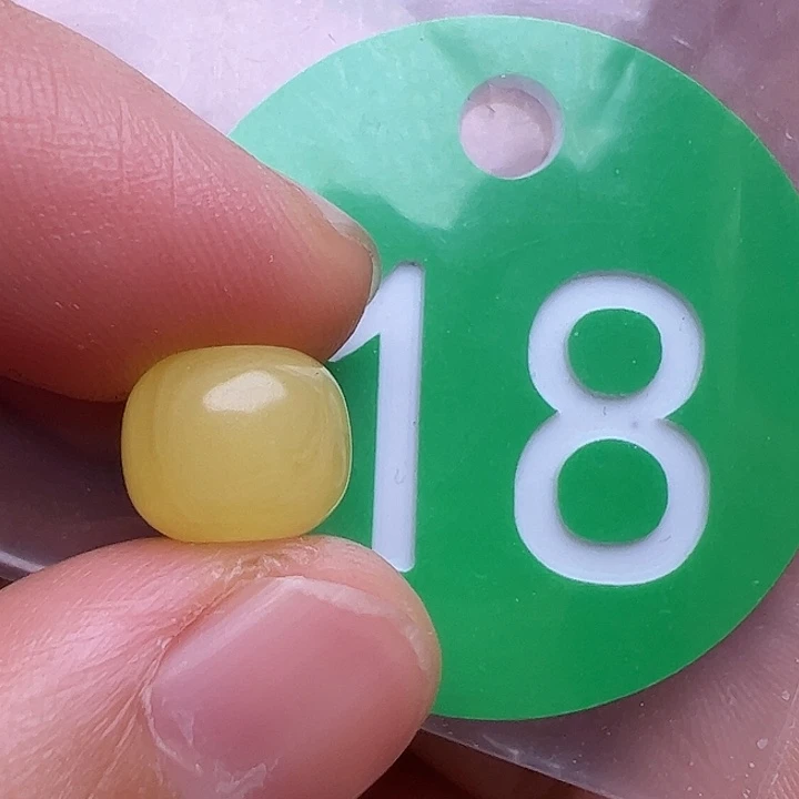未镶嵌蜜蜡裸石9.3m m