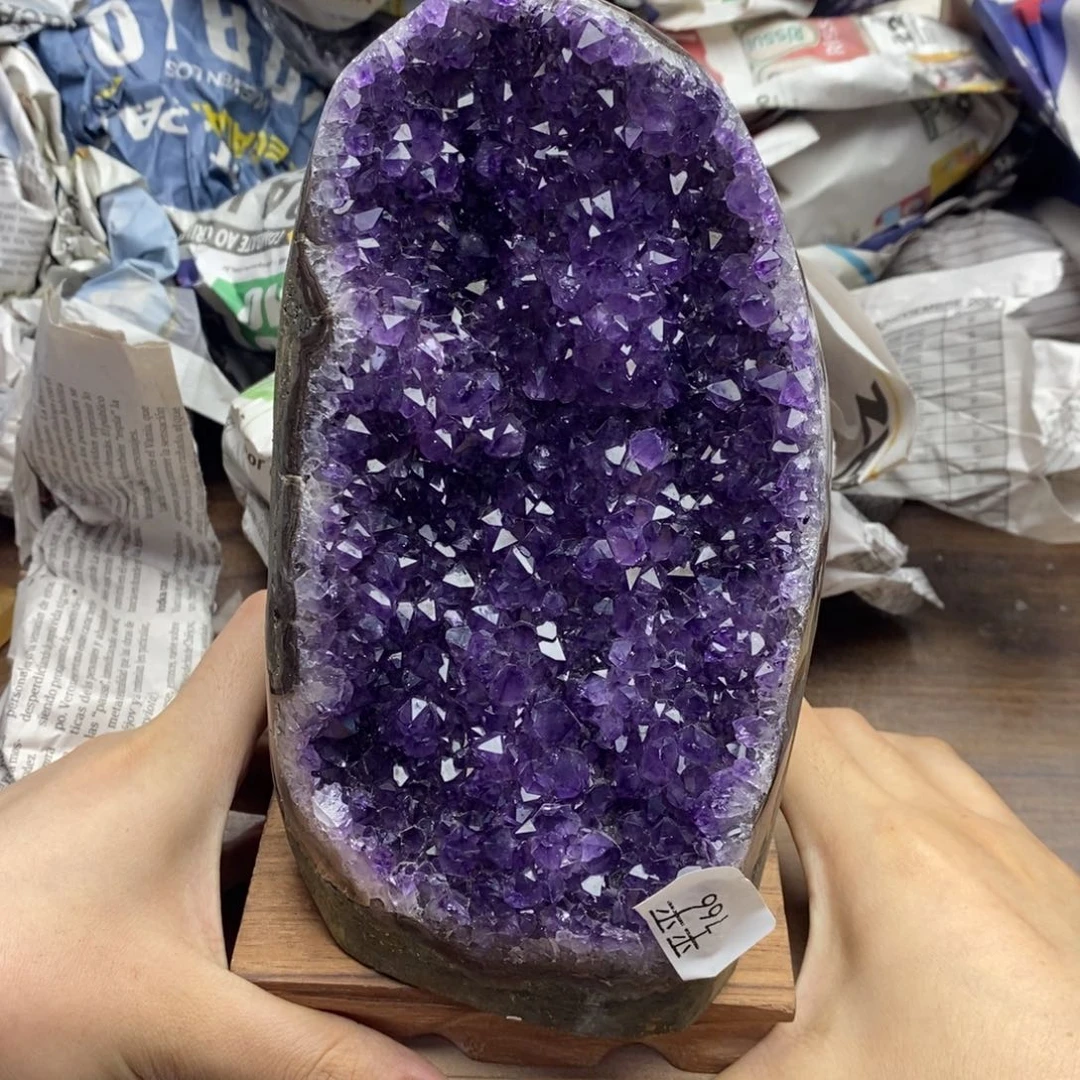 紫晶珠宝半成品未镶嵌