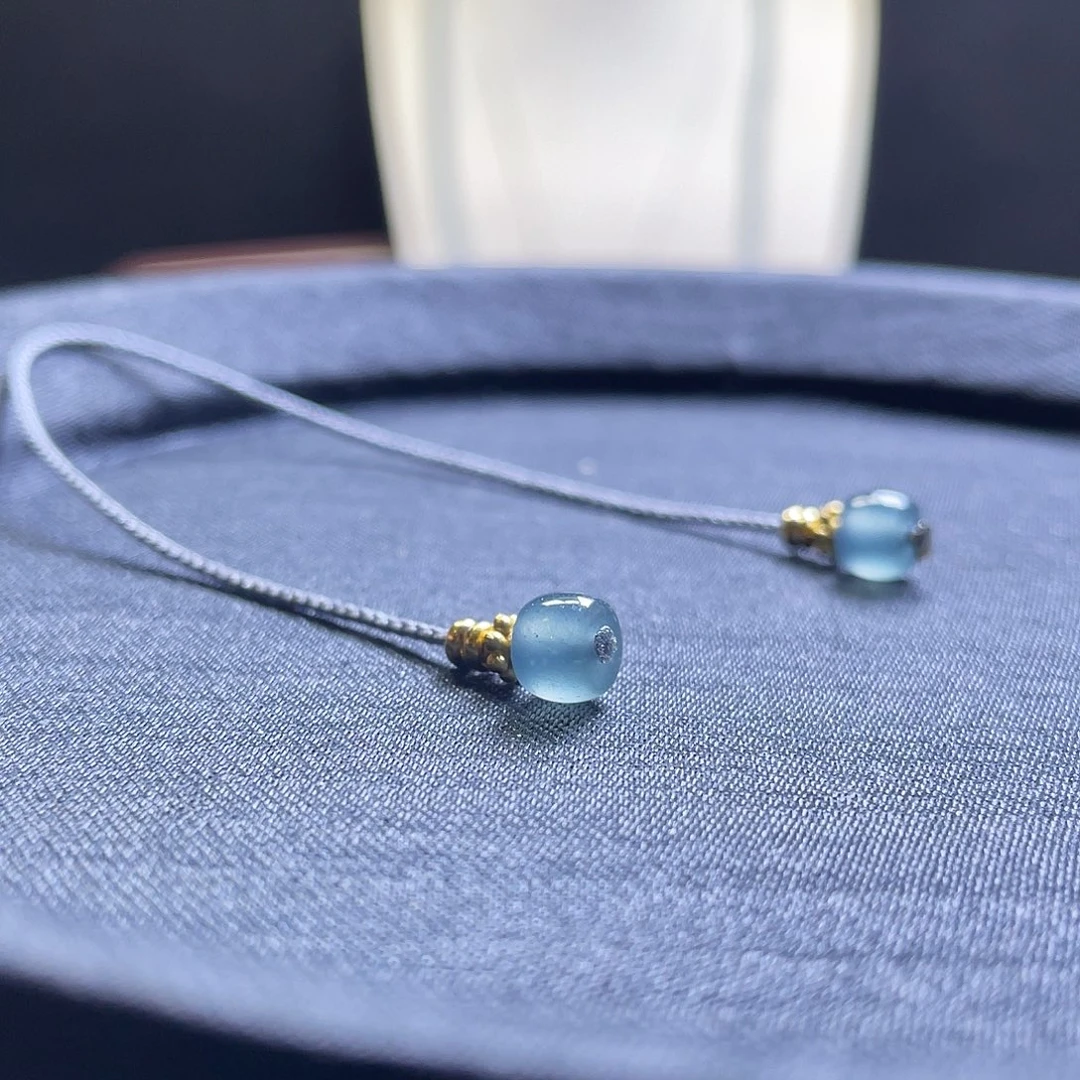 翡翠散珠弟子珠一对