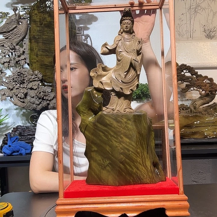 楠木木雕摆件【观音】