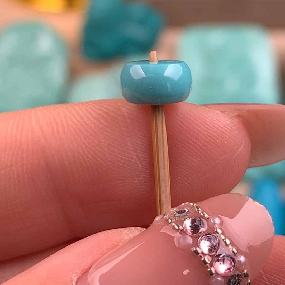 绿松石未镶嵌隔片7.9