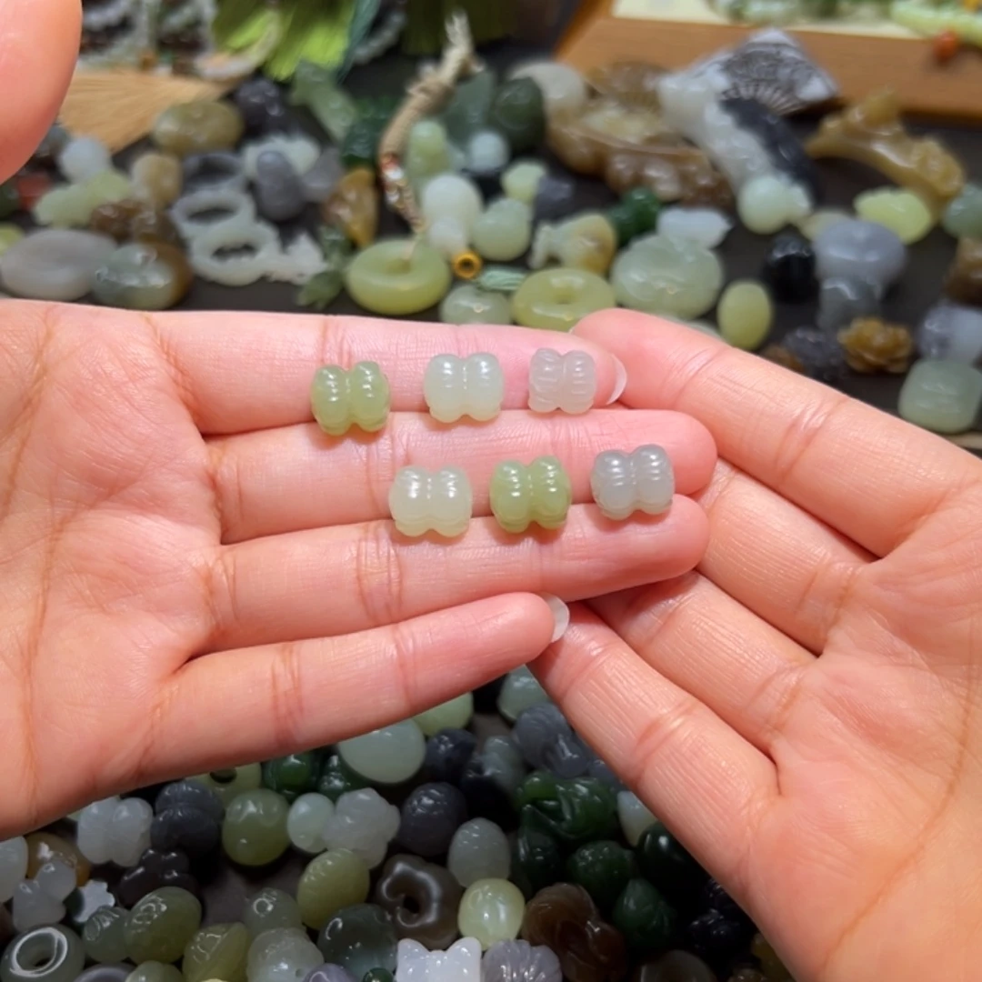 未镶嵌和田玉珠宝半成品98一个多样性发其一