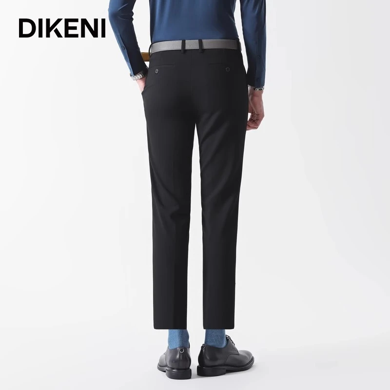 迪柯尼高端轻奢男装九分裤亲肤柔软休闲裤10561G473