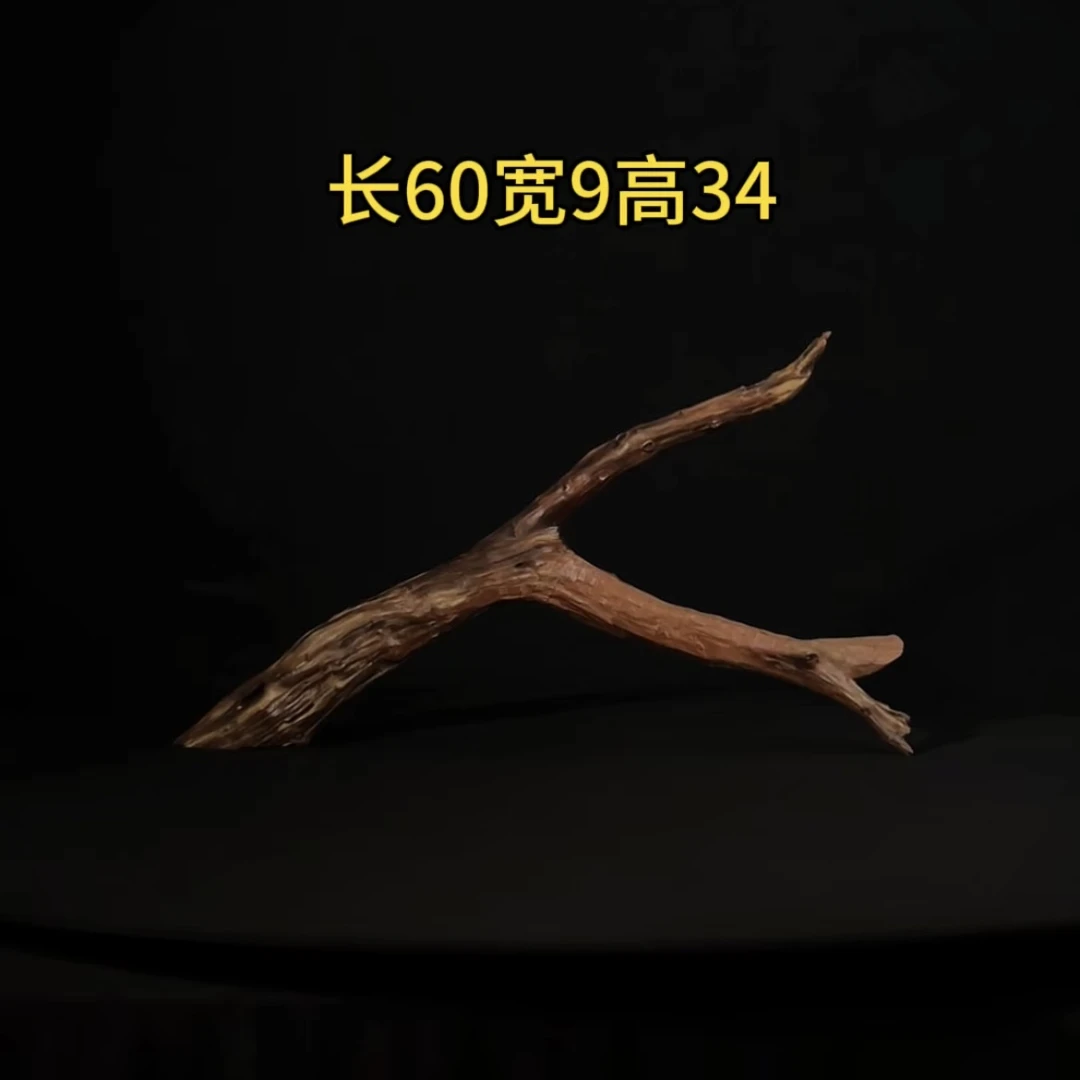 张大狼沉木鱼缸造景60cm长飘枝拱桥飘枝细枝沉木鱼缸装饰摆件