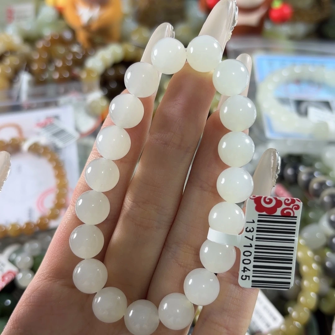 和田玉未镶嵌手链483