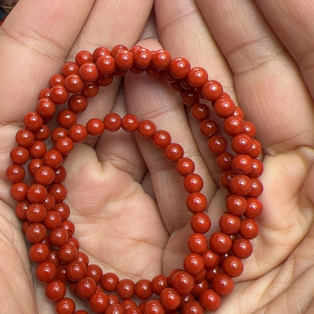 南红玛瑙未镶嵌项链