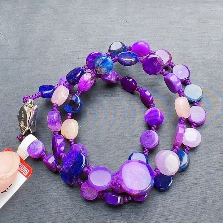 苏纪石（舒俱来）颈饰未镶嵌项链