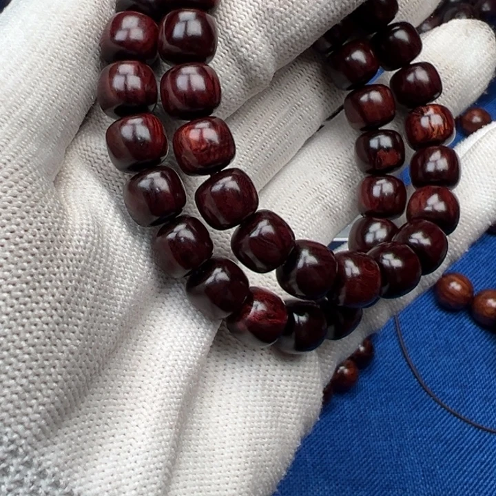 花梨木类红降10老型黑珍珠满油单圈