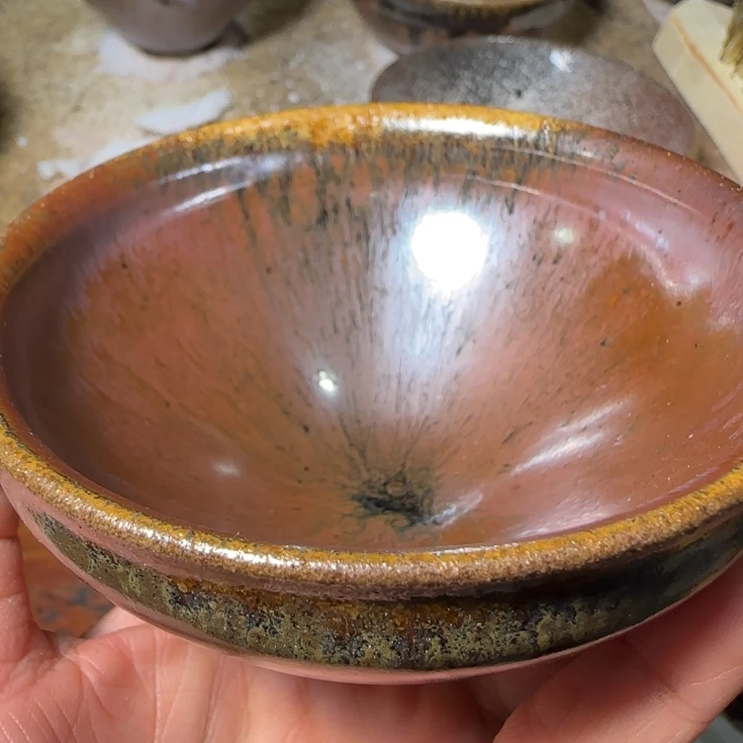 柴烧建盏茶盏茶杯137