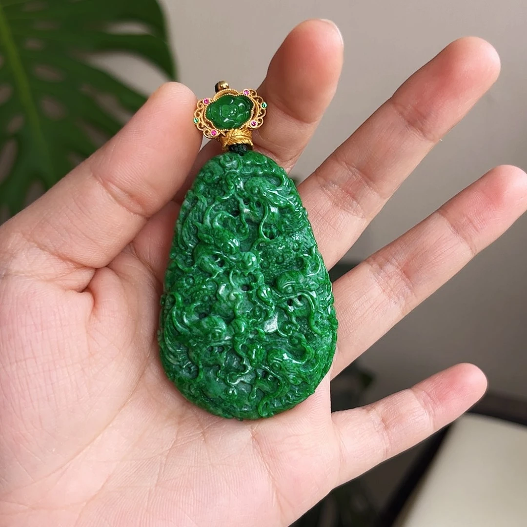 【闪购商品】翡翠吊坠(赠链)未镶嵌 福利