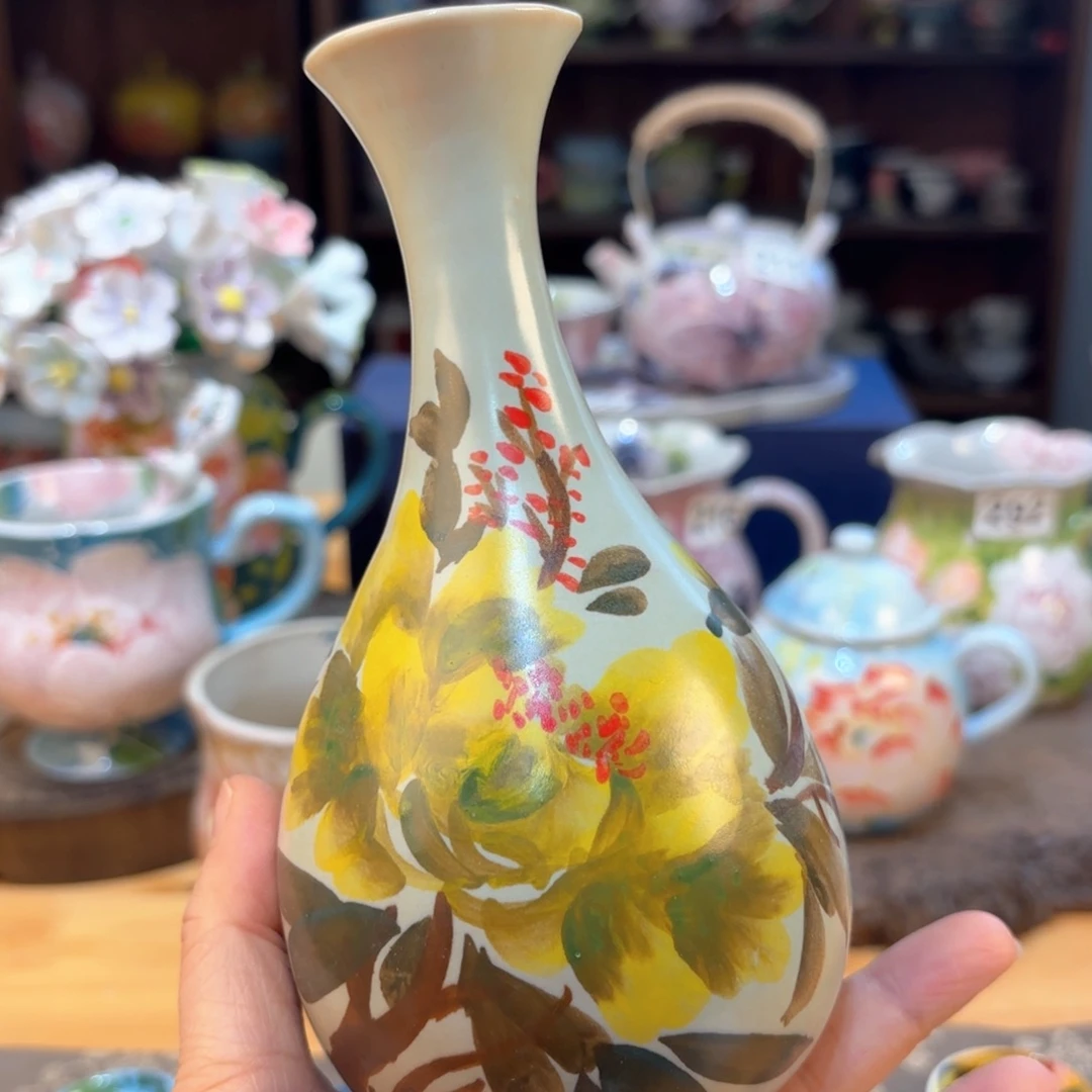 景德镇手绘高温釉下彩陶瓷茶具