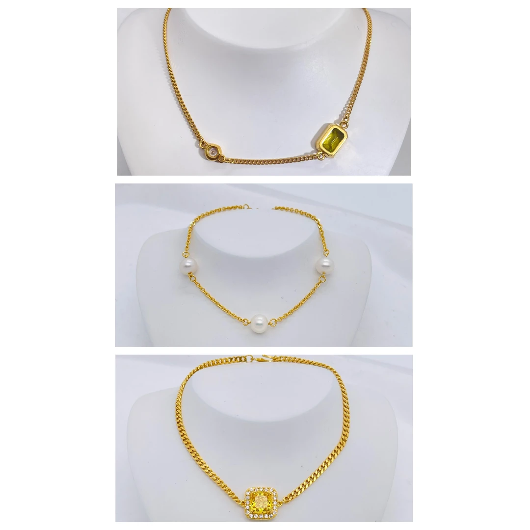 【邂逅520】足金999黄金时尚镶嵌手链2.99-4.9-2.15克净金重