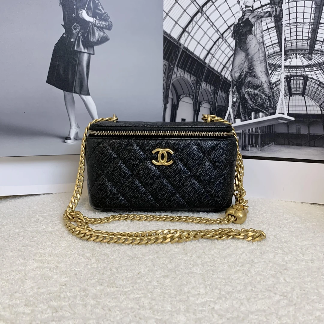 99新 Chanel/香奈儿 壹臻/23P黑金爱心金球长盒子 95666041